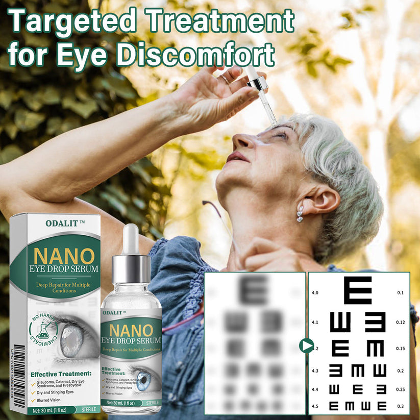 Made and Shipped from USA 💎💧ODALIT™ OptiFusion Nano Eye Drops Serum🔥 LAST DAY 80% OFF 💎