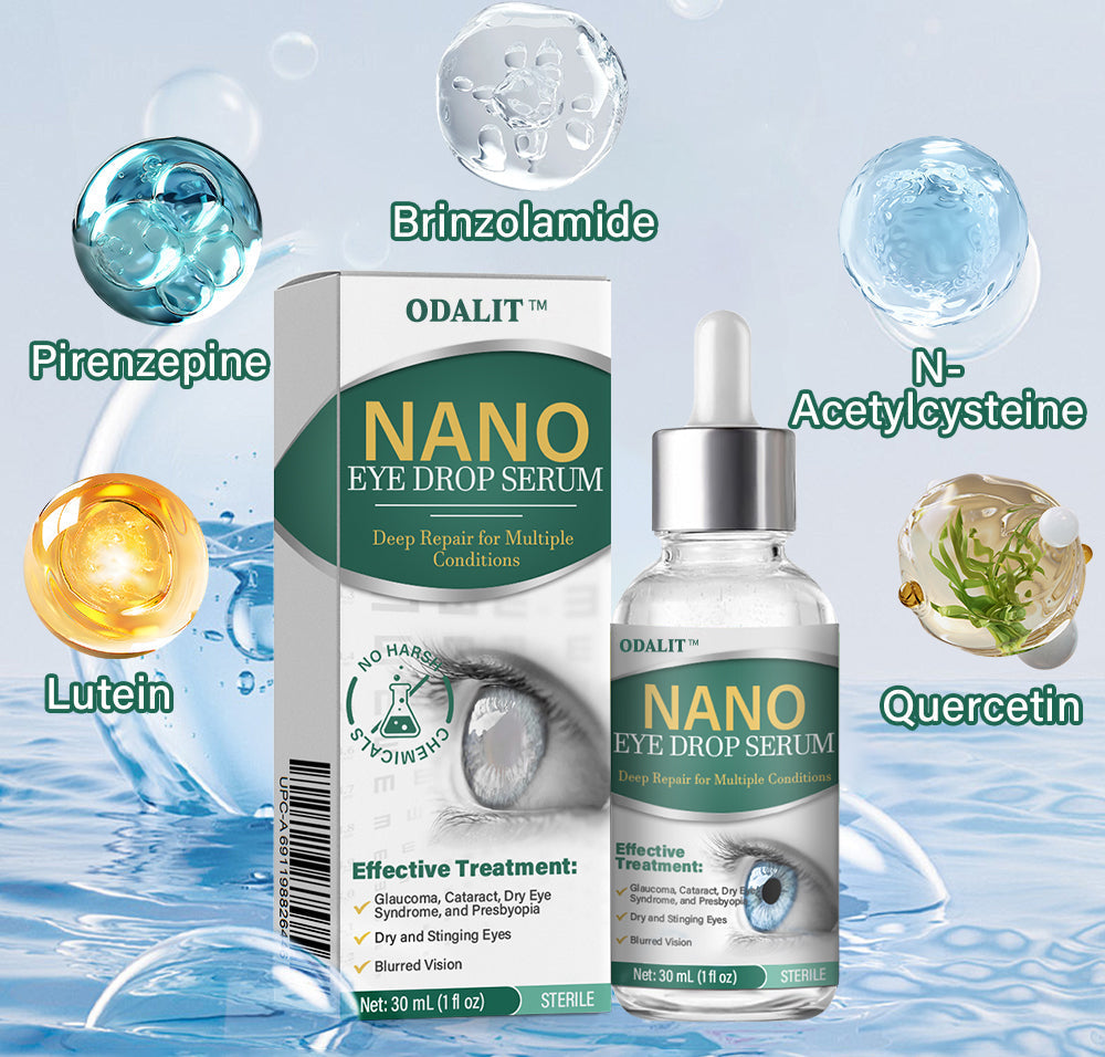 Made and Shipped from USA 💎💧ODALIT™ OptiFusion Nano Eye Drops Serum🔥 LAST DAY 80% OFF 💎