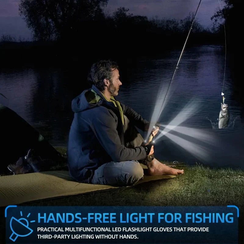 š„š„Hands-Free LED Half Finger Gloves