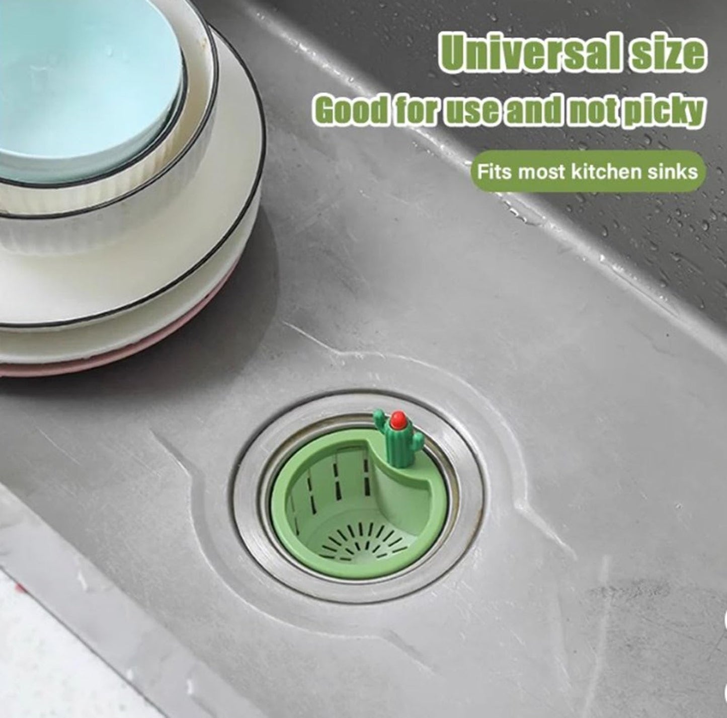 🍽️Cactus Kitchen Automatic Dumping Sink Filter