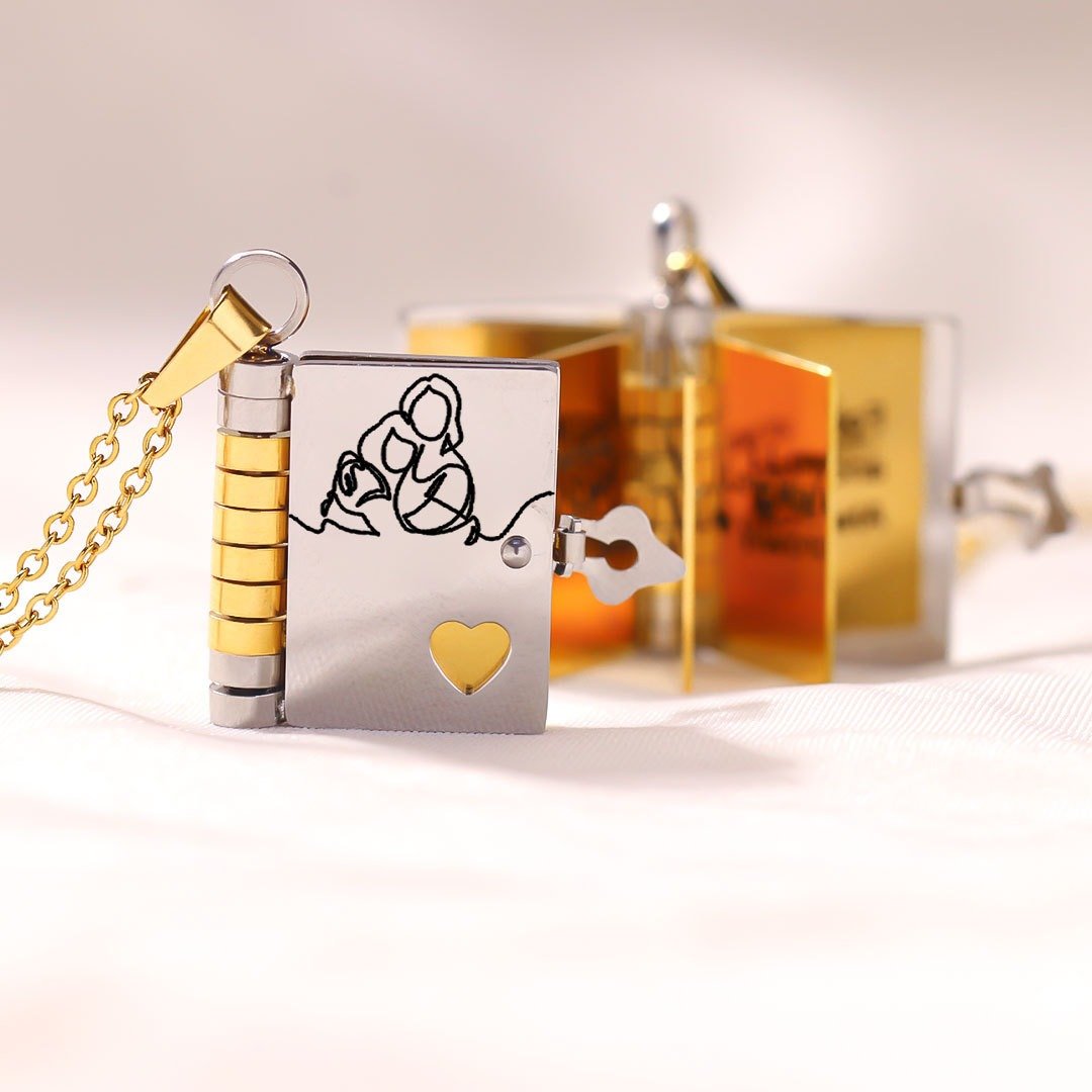 🎁For Granddaughter - The Most Beautiful Chapter Book Necklace