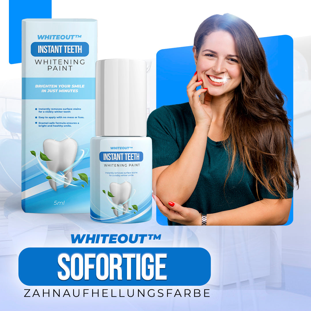 WhiteOut™ Sofortige Zahnaufhellungsfarbe