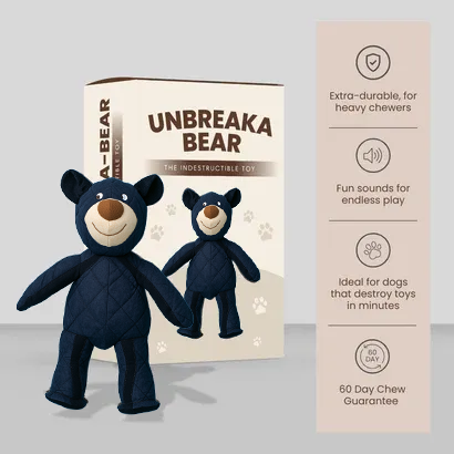 2025 New Unbreaka bear for frequent chewers🦮🐕‍🦺