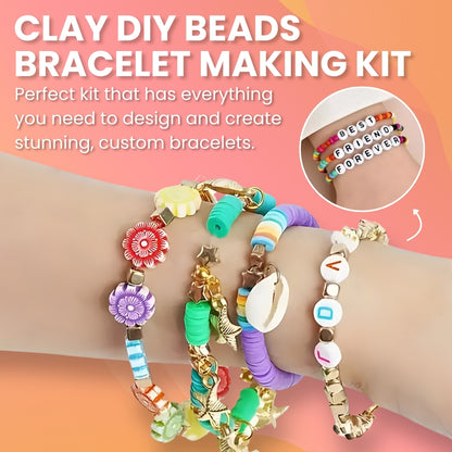 Clay DIY Beads Bracelet Making Kit