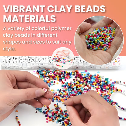 Clay DIY Beads Bracelet Making Kit