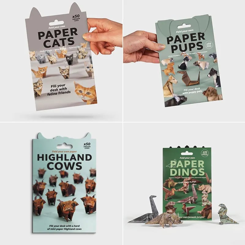 ✨Easy DIY Paper Cats Kit | Guided Lines & Instructions Included🎁Buy More Save More