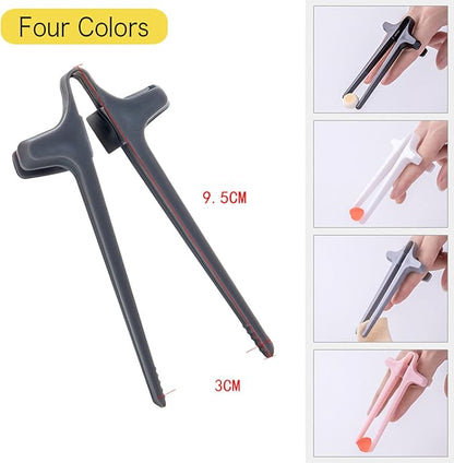 4 Pcs Finger Sticks for Gamers – Hands-Free Snack Chopsticks & Tongs