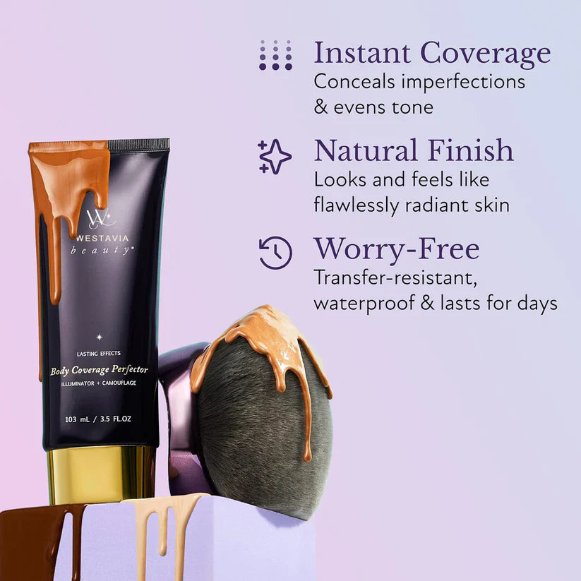 ✨ Flawless Skin Now 💖: Waterproof Body Camouflage & Brush 🪄🖌️ — 60% OFF 🔥⏳