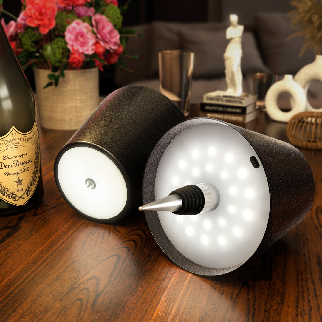 Wireless Bottle Lamp Shade