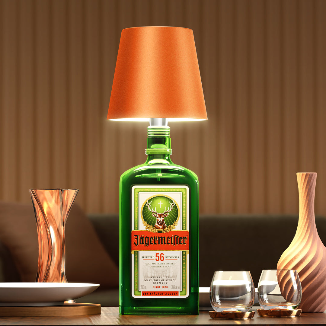 Wireless Bottle Lamp Shade