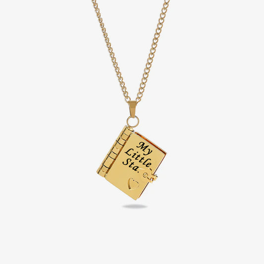 For Daughter/Son❤️ - My Little Star Book Necklace
